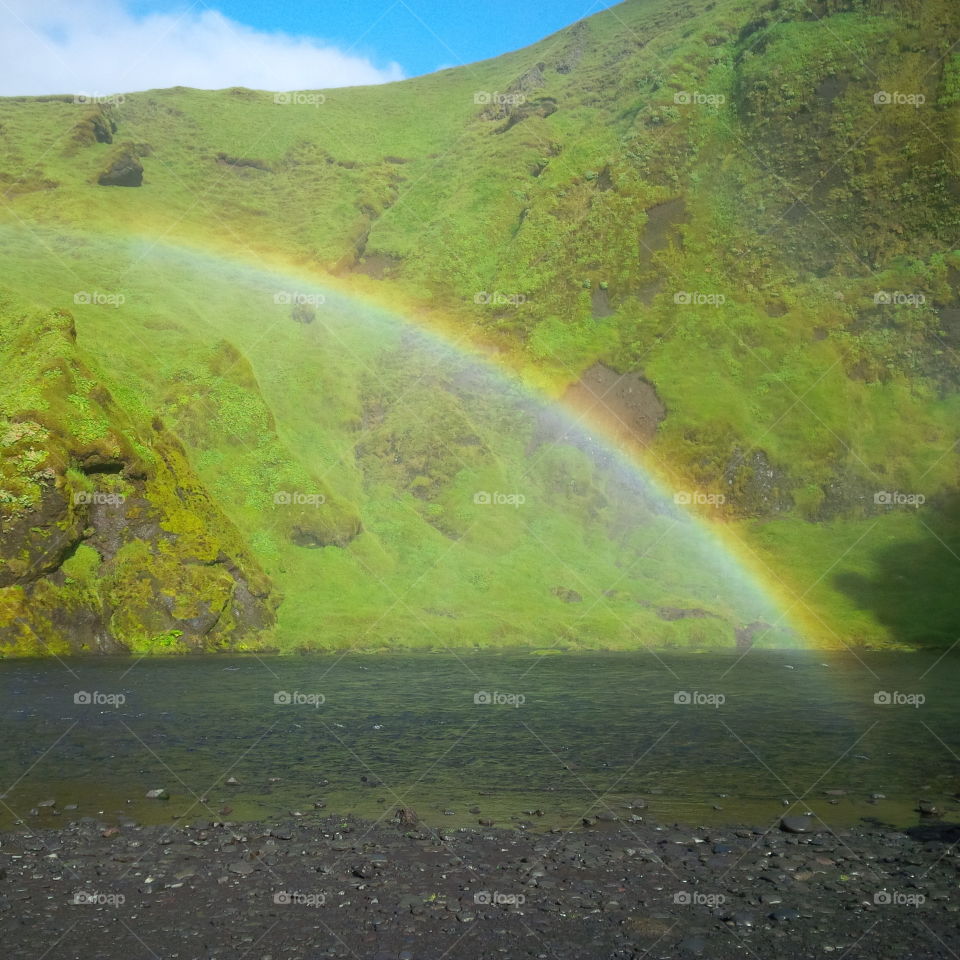 Raibow over the Lake-Iceland