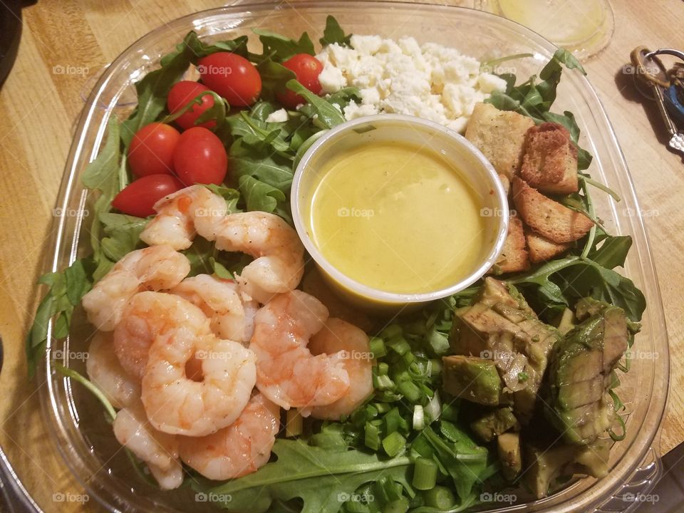 shrimp salad so delicious and tempting