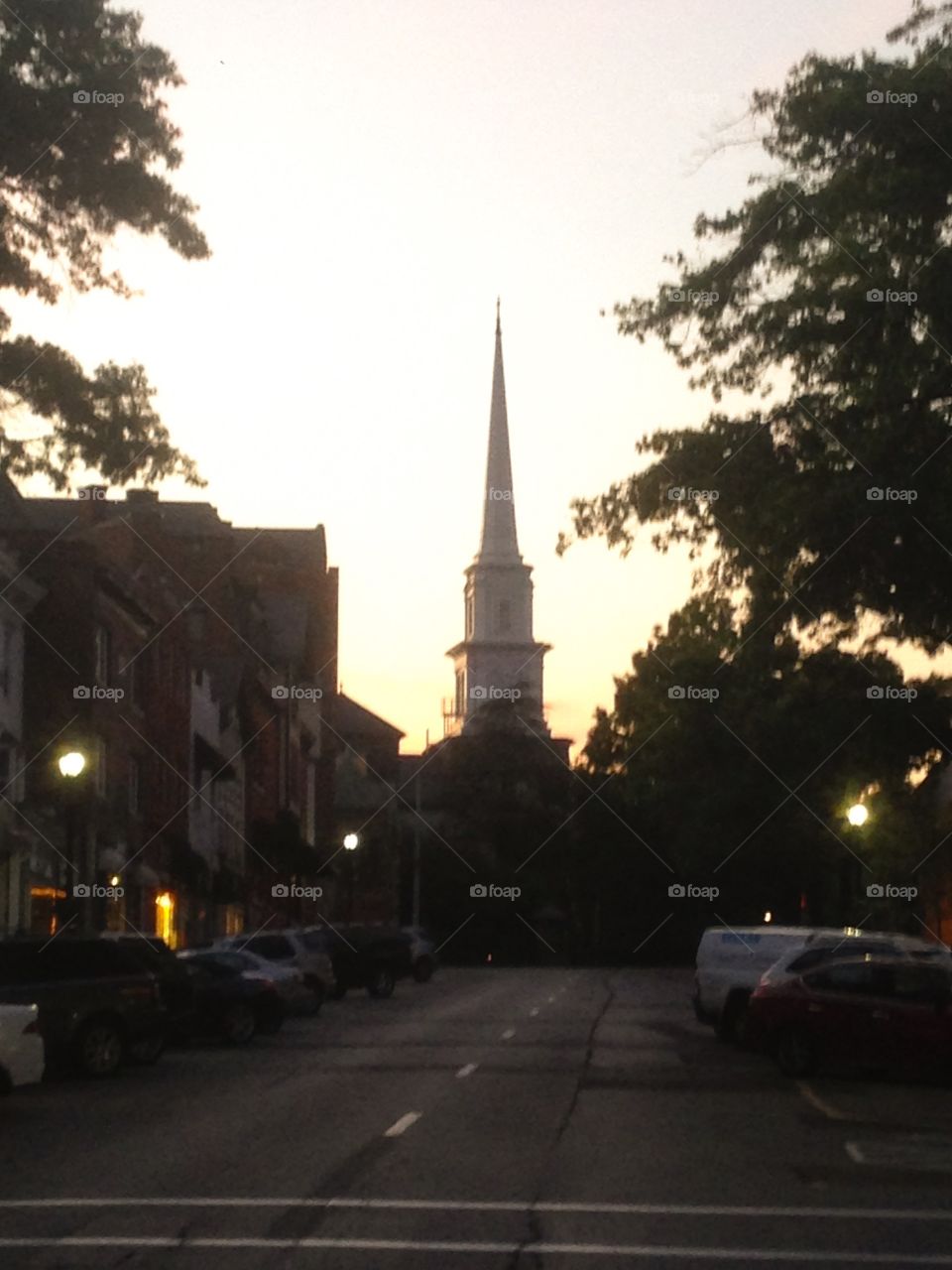 Connecticut church steeple