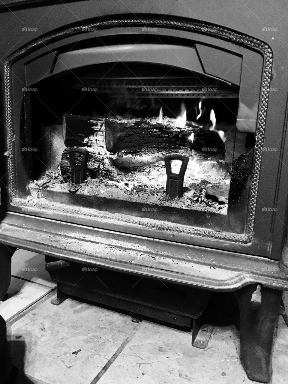 Old Time Fireplace