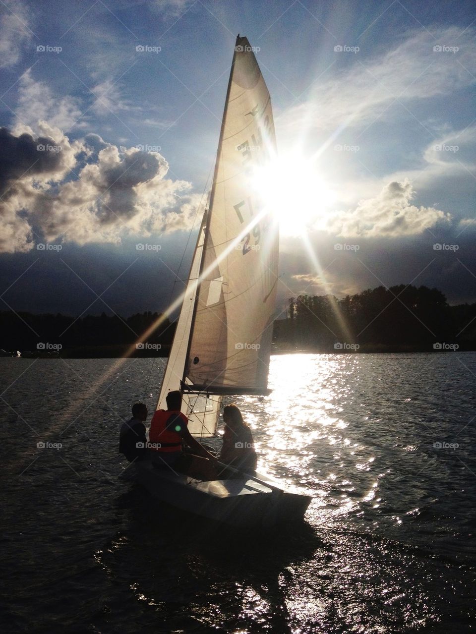 Evening sailing in Stockholm's archipelago