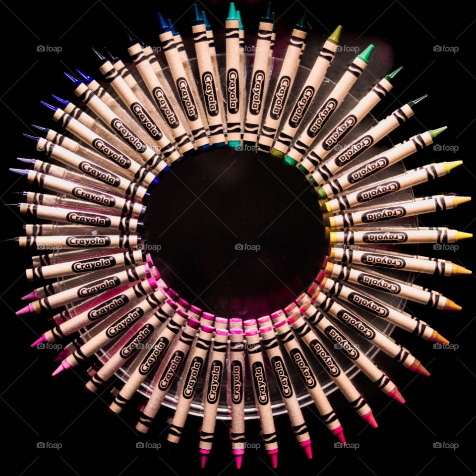 Crayons at the Crayola store