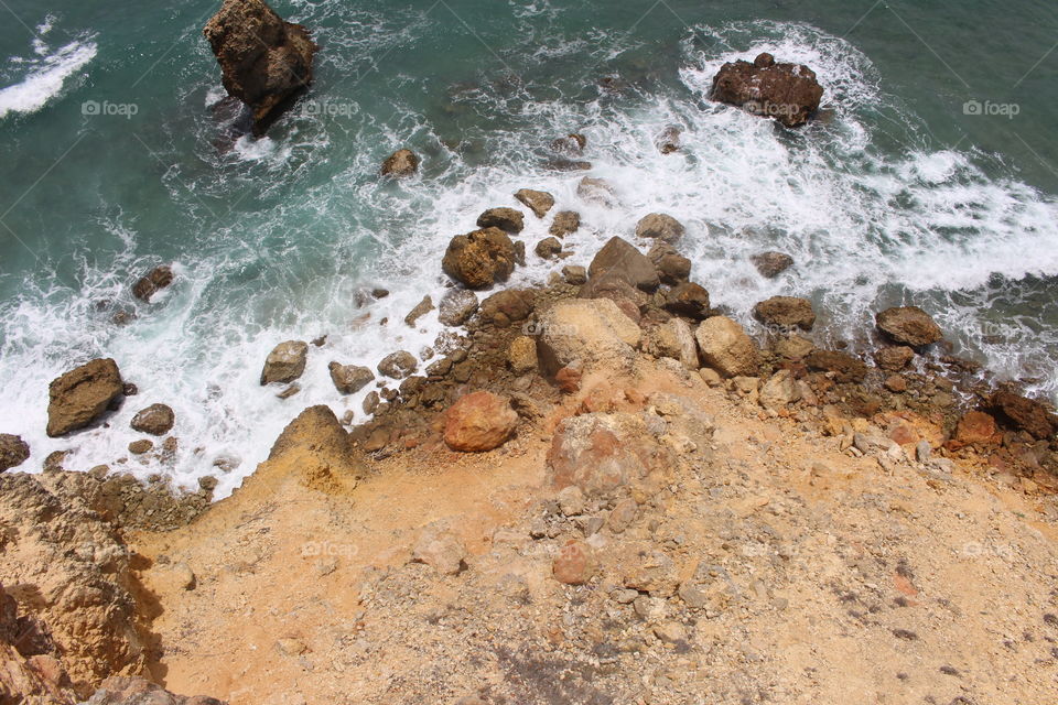 looking down the mon