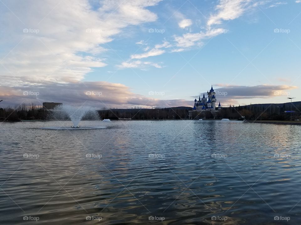 Water, No Person, River, Lake, Dawn