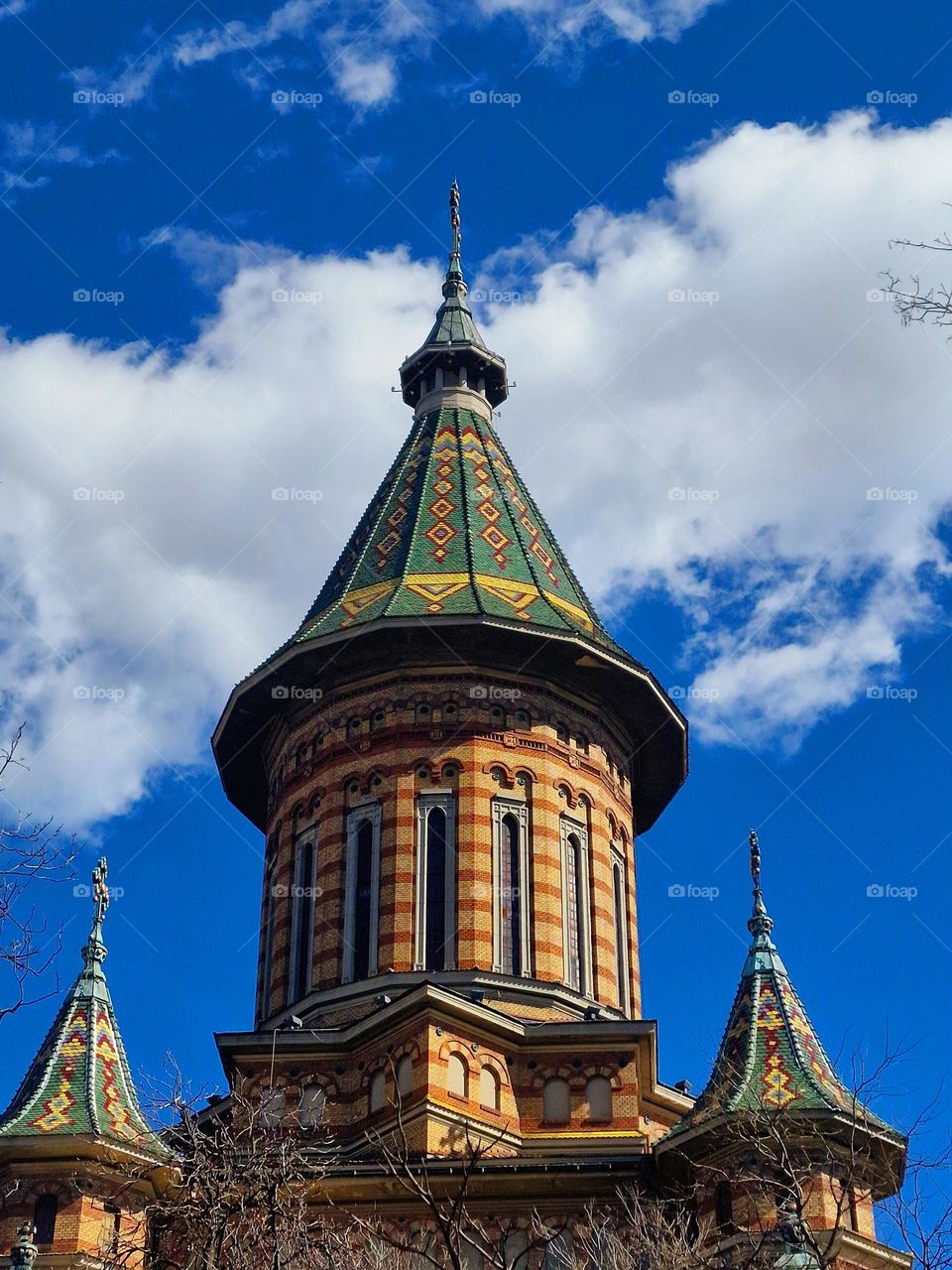 the metropolitan cathedral from Timisoara