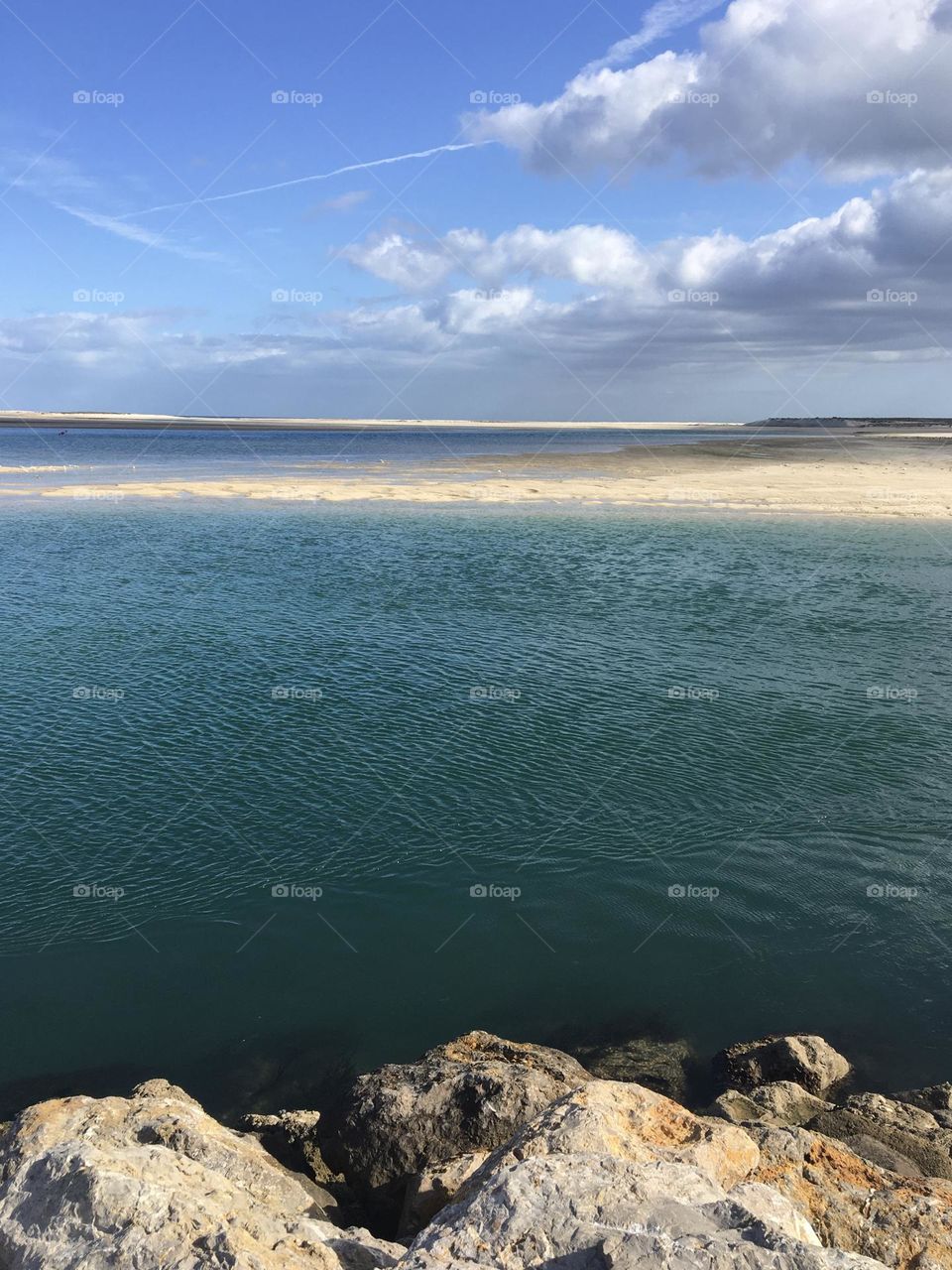 Seascape in Ria Formosa