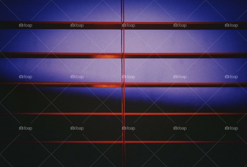 On a rainy night, through my window 