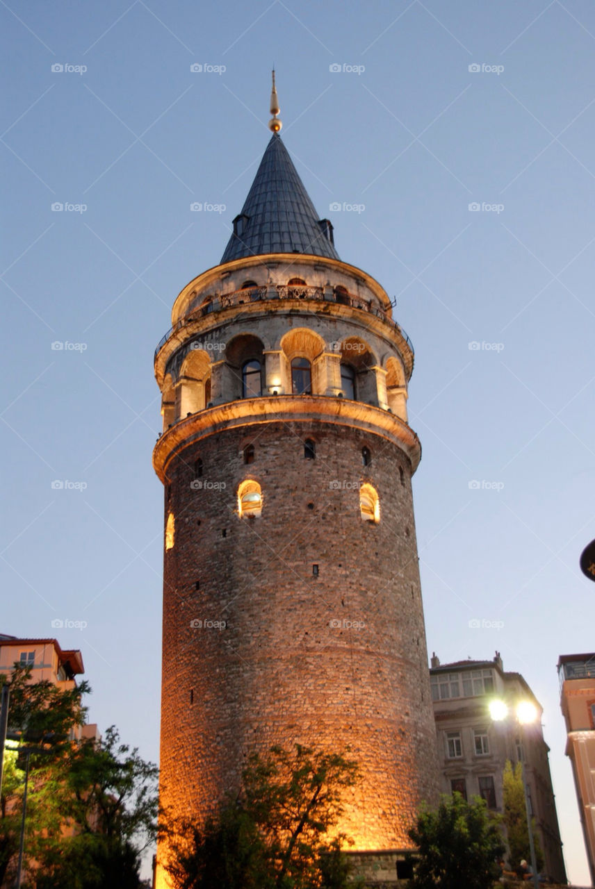 tower turkey galata istambul by meslava