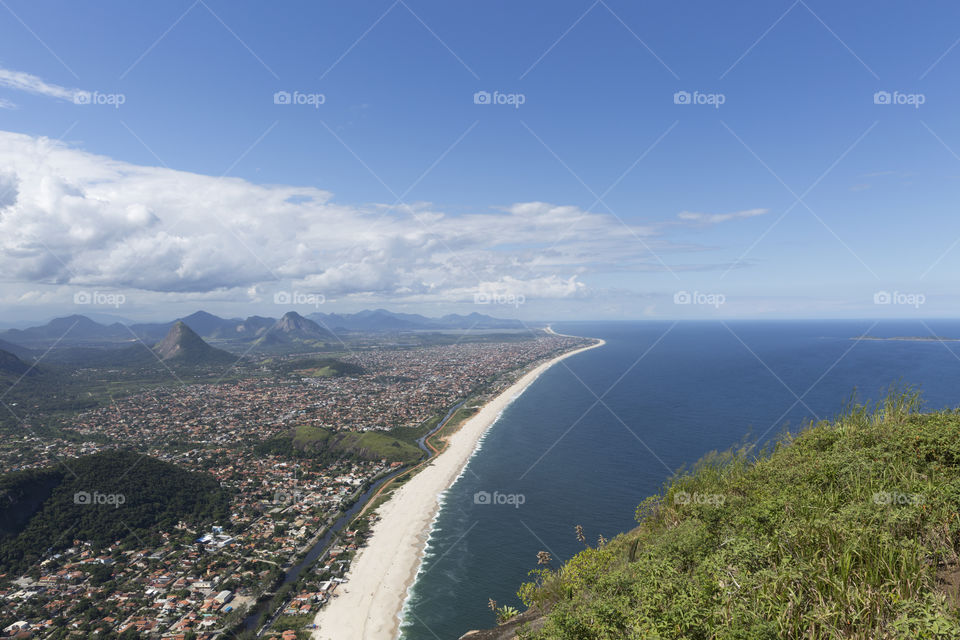 Itaipuacu Beach in Rio de Janeiro Brazil.