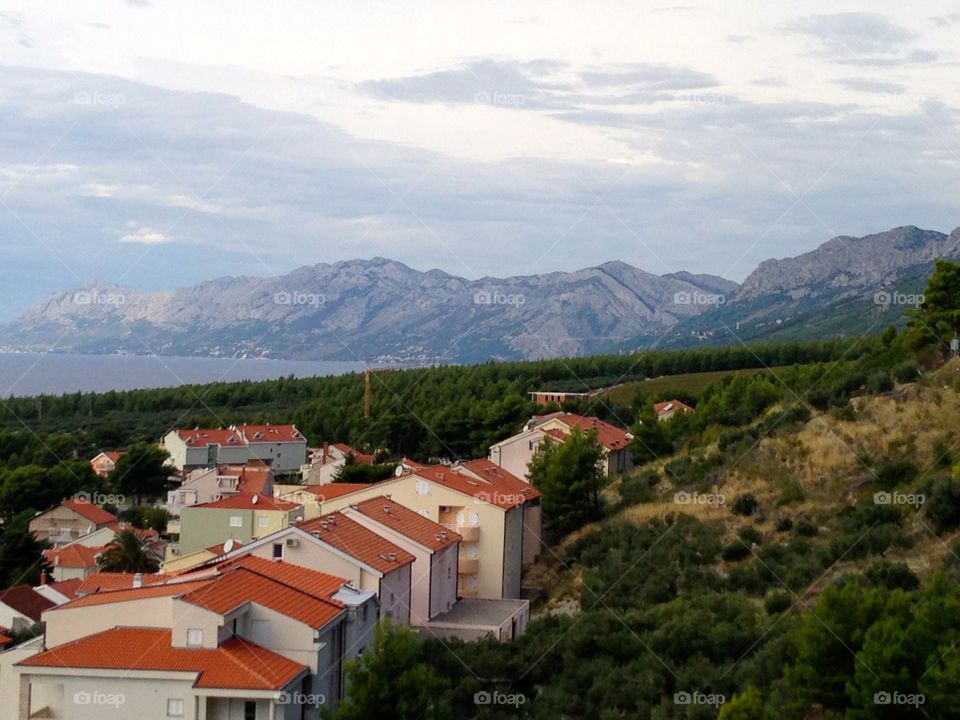 Mountain view, Baska Voda, Croatia