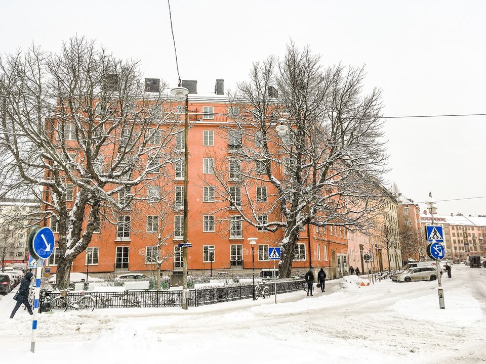 winter street stockholm