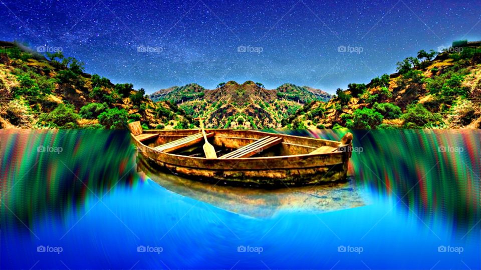 beautiful mountain range water reflection photography