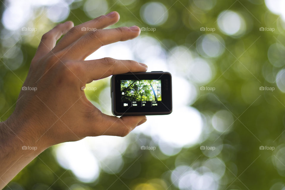 Filming/photographing beautiful nature scenery is easy with my beloved go pro! Nice wide lens I love this gadget & new technology