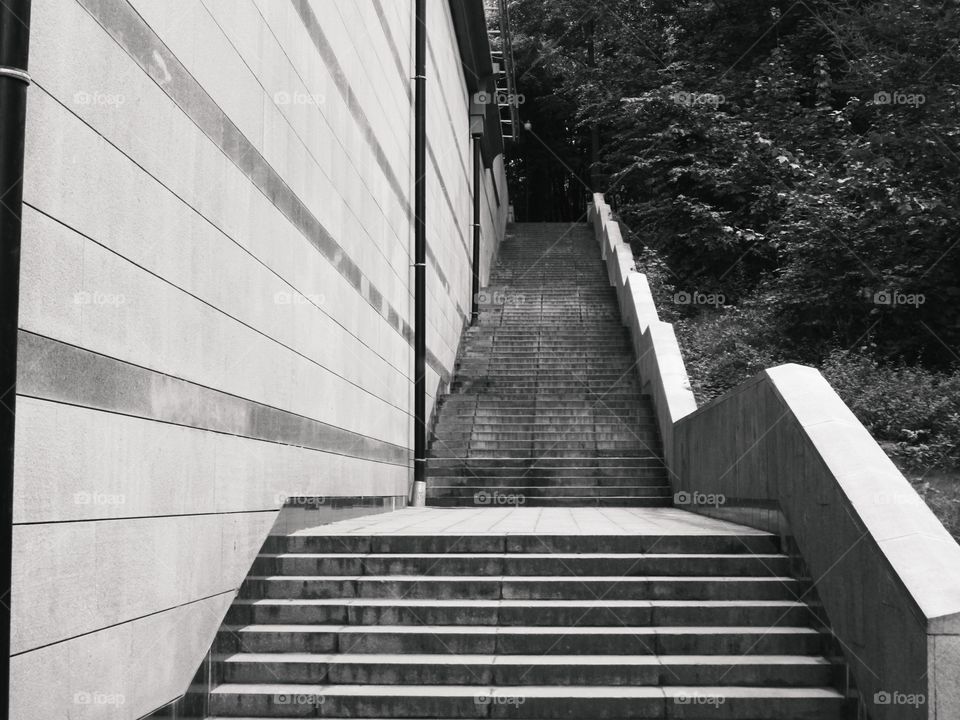 Stairs leading up.