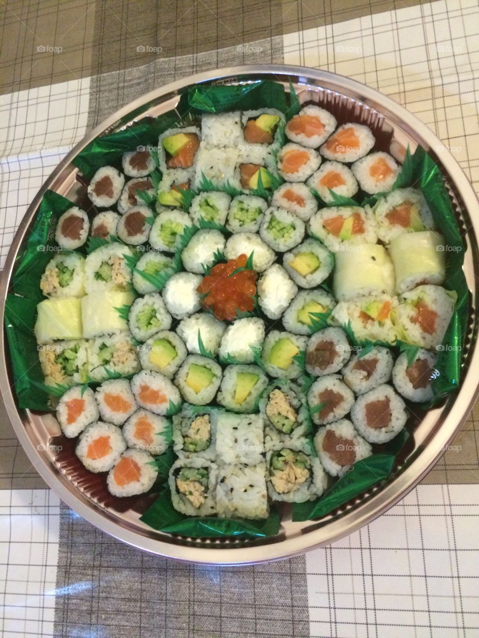 Sushi Platter. Dinner for seven! We had it last night!