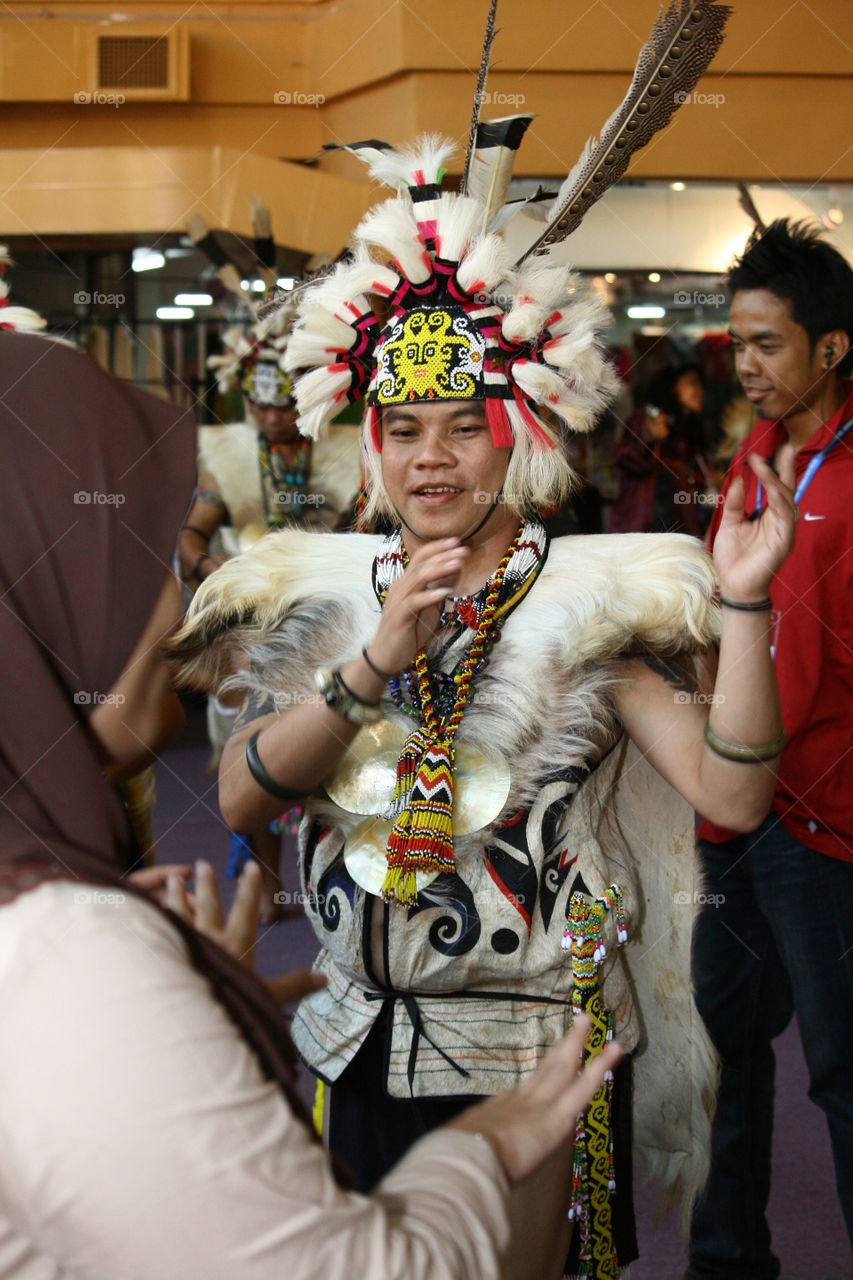 Sarawak Iban people wedding