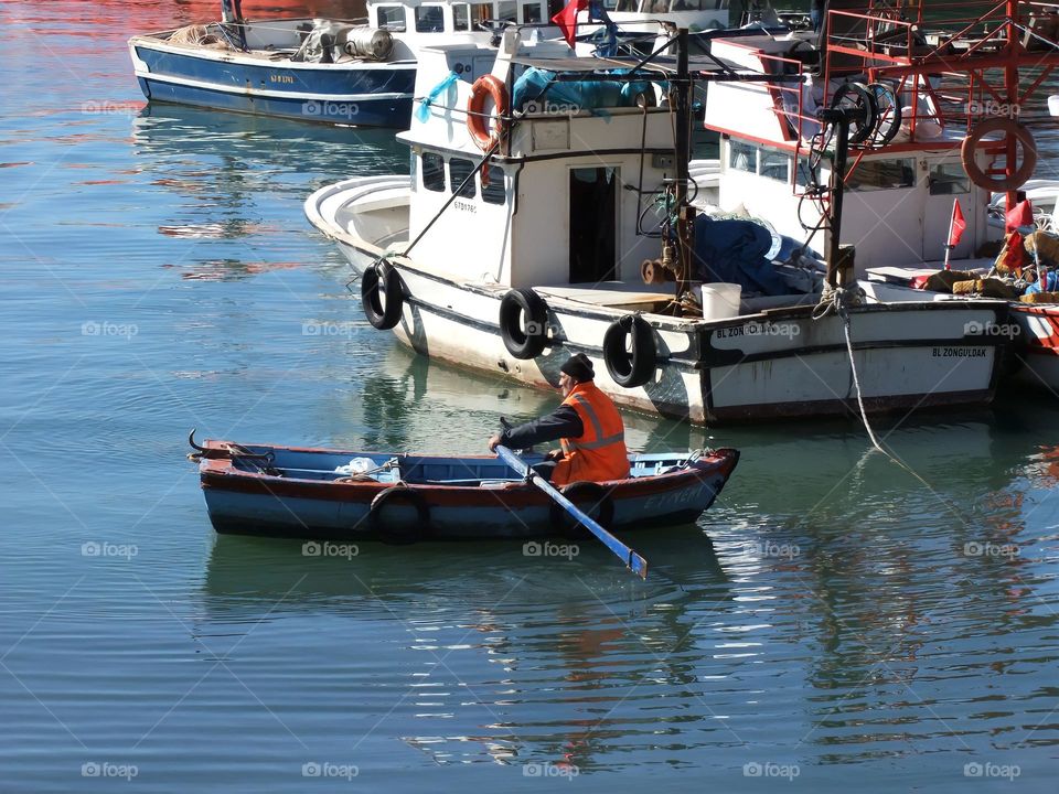 Fishman photo in the Blacksea