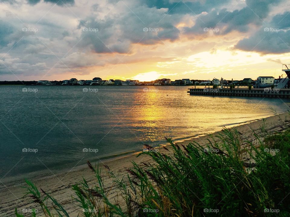 Beach sunset 