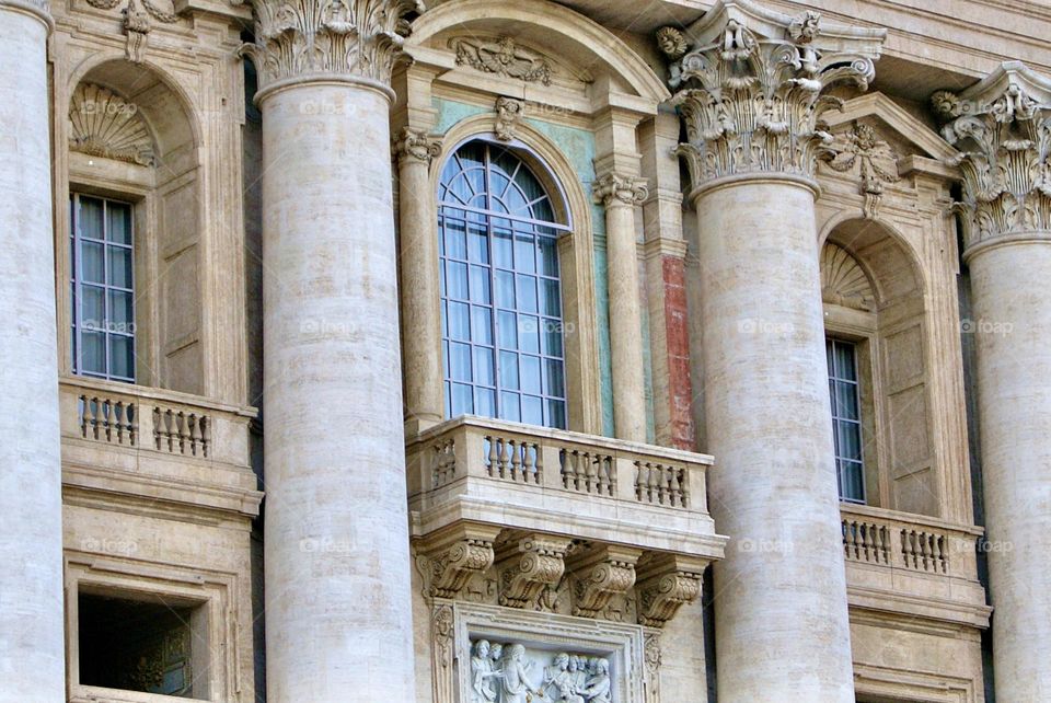 balcony for the blessing of the pope