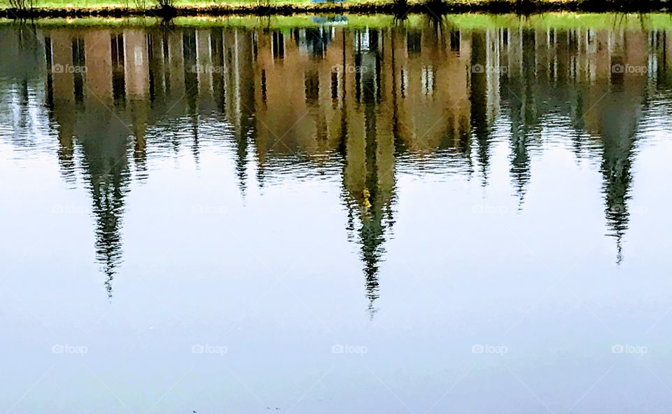 Reflection - Castle of Ooidonk near Ghent, Belgium