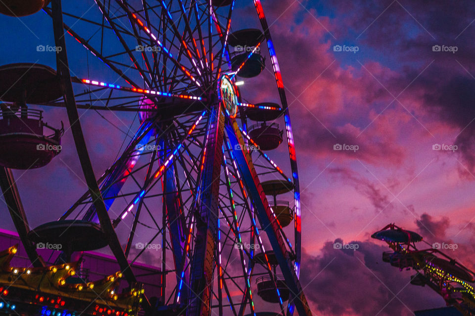 Ferris wheel on the boardwalk in Carolina Beach, NC