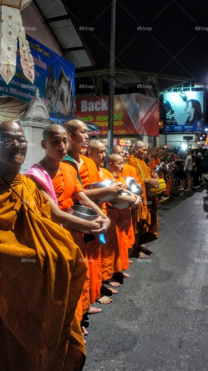 Buddhist Monks in Thailand