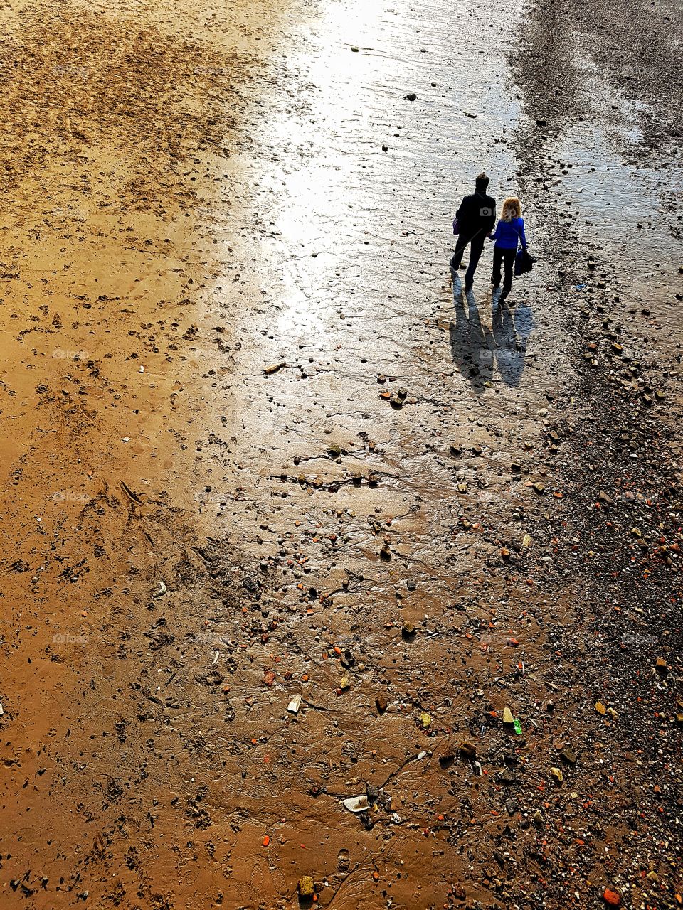 long walk on the beach