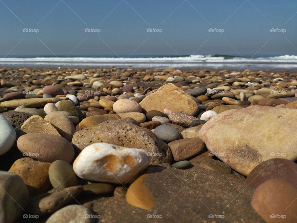 Beach and stones
