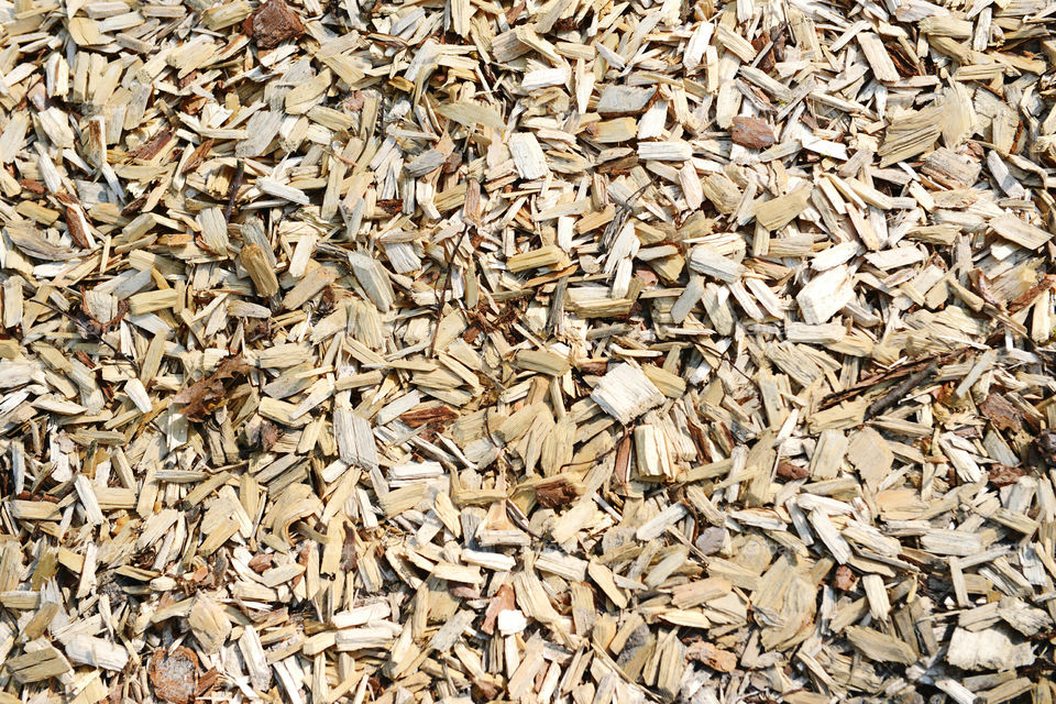 wood chips fullframe background