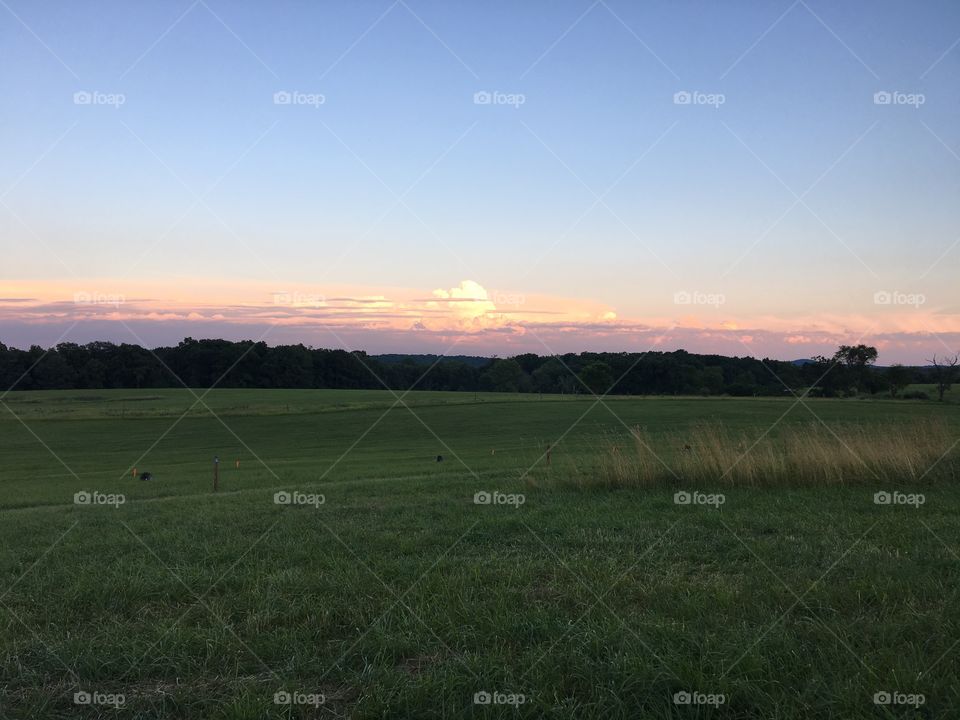 Sunrise over Gettysburg