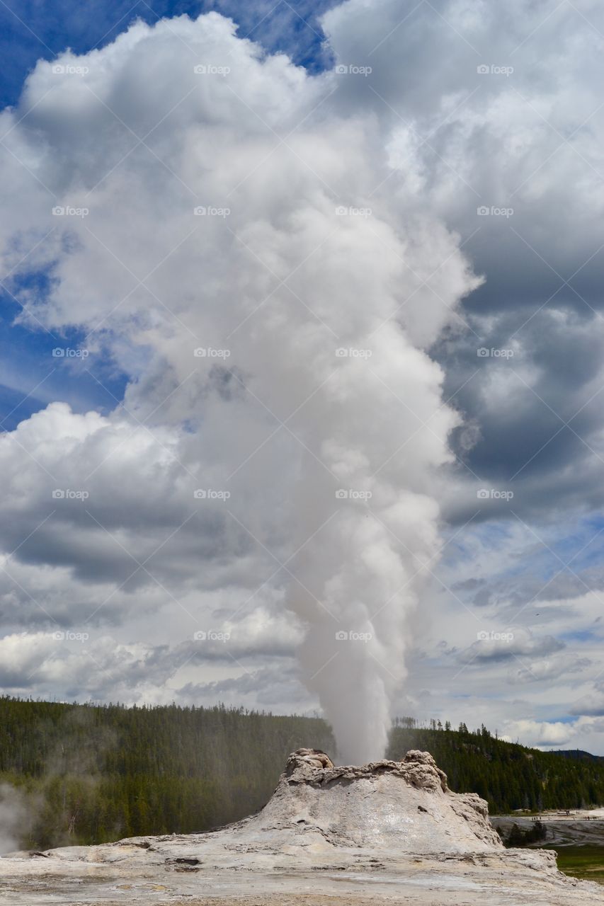 Geyser In Action