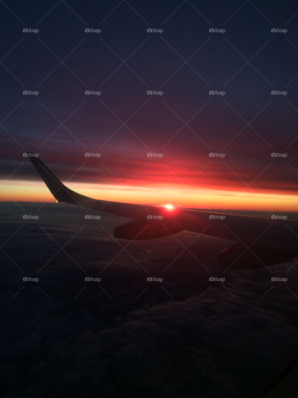 Sunset by plane ✈️ 