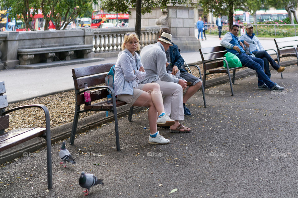 Bench people