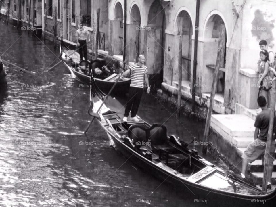Gondola Ride . Venice, Italy 