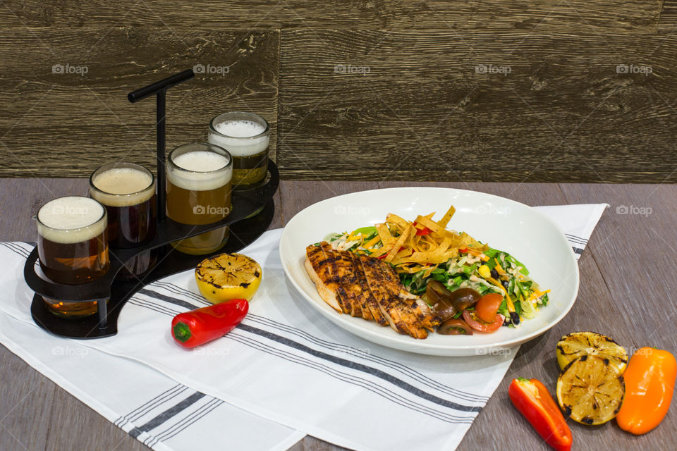 Grilled Chicken With Beer Filled Jars