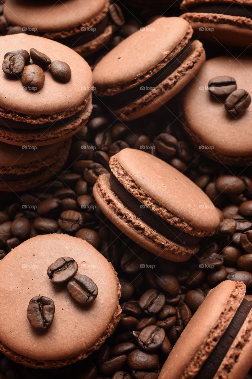 Chocolate macaroon cookies 