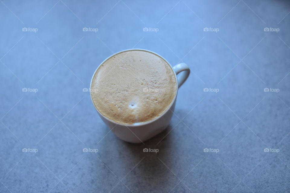 hot cappuccino
