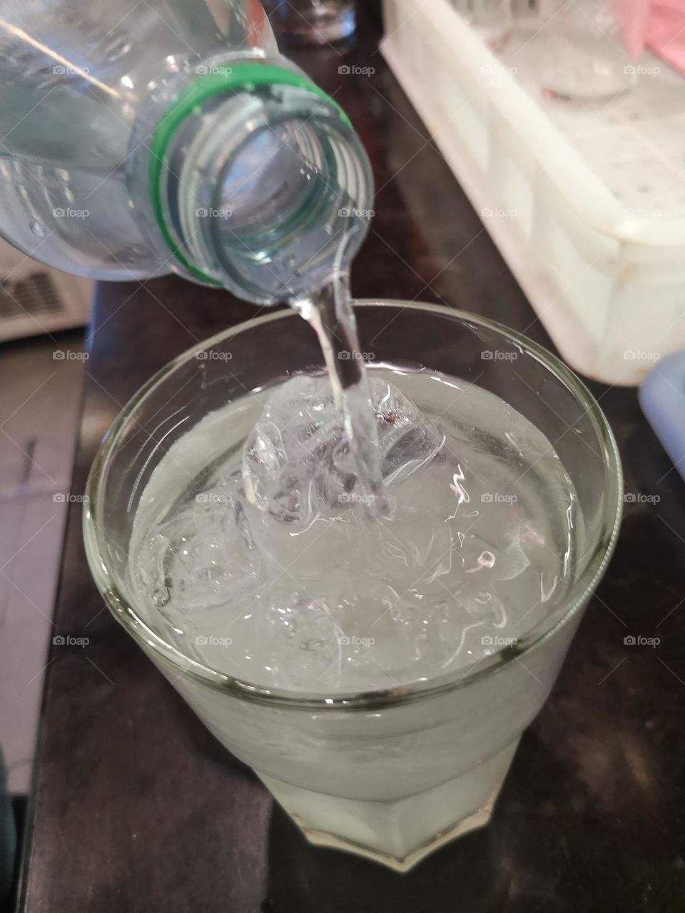 An ice cold water is always a thirst quencher