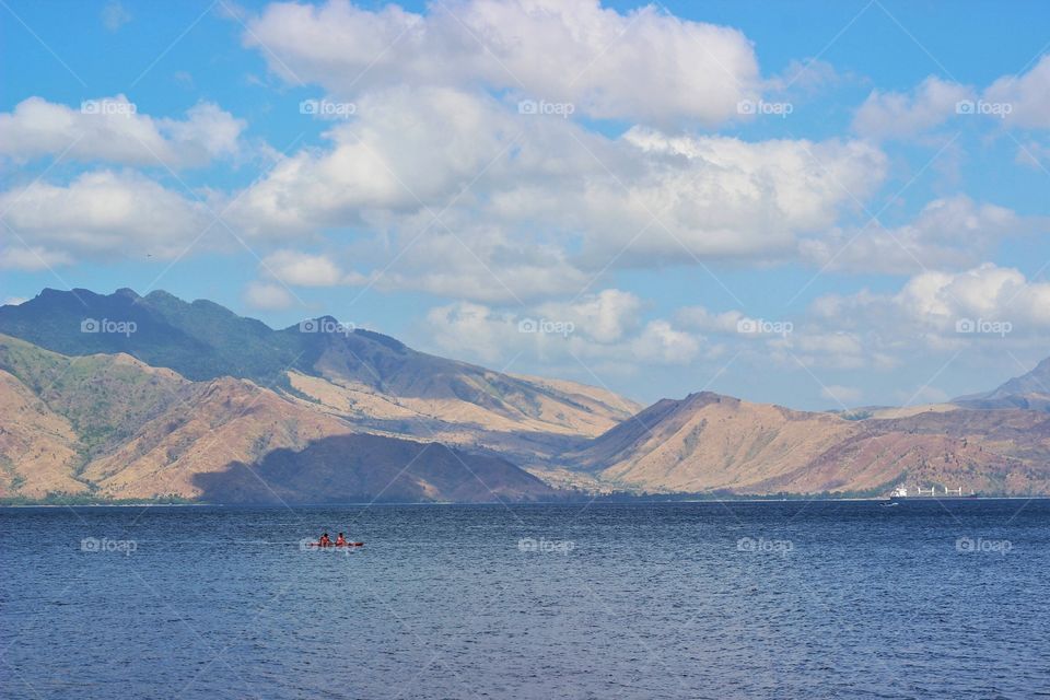 A magical view during daytime and n the vast of the ocean and mountains giving a wonderful feel after being locked down for so long. The earth is beautiful specially when taken care and valued. 