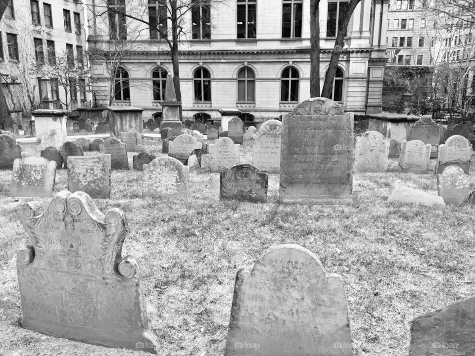 Boston city cemetery 