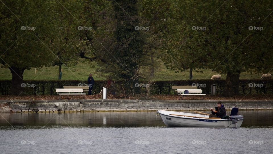 Man On Boat
