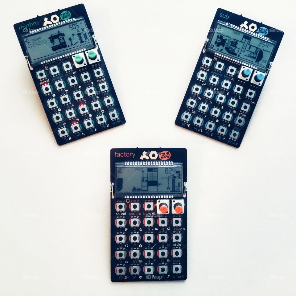 Three Pocket Operators