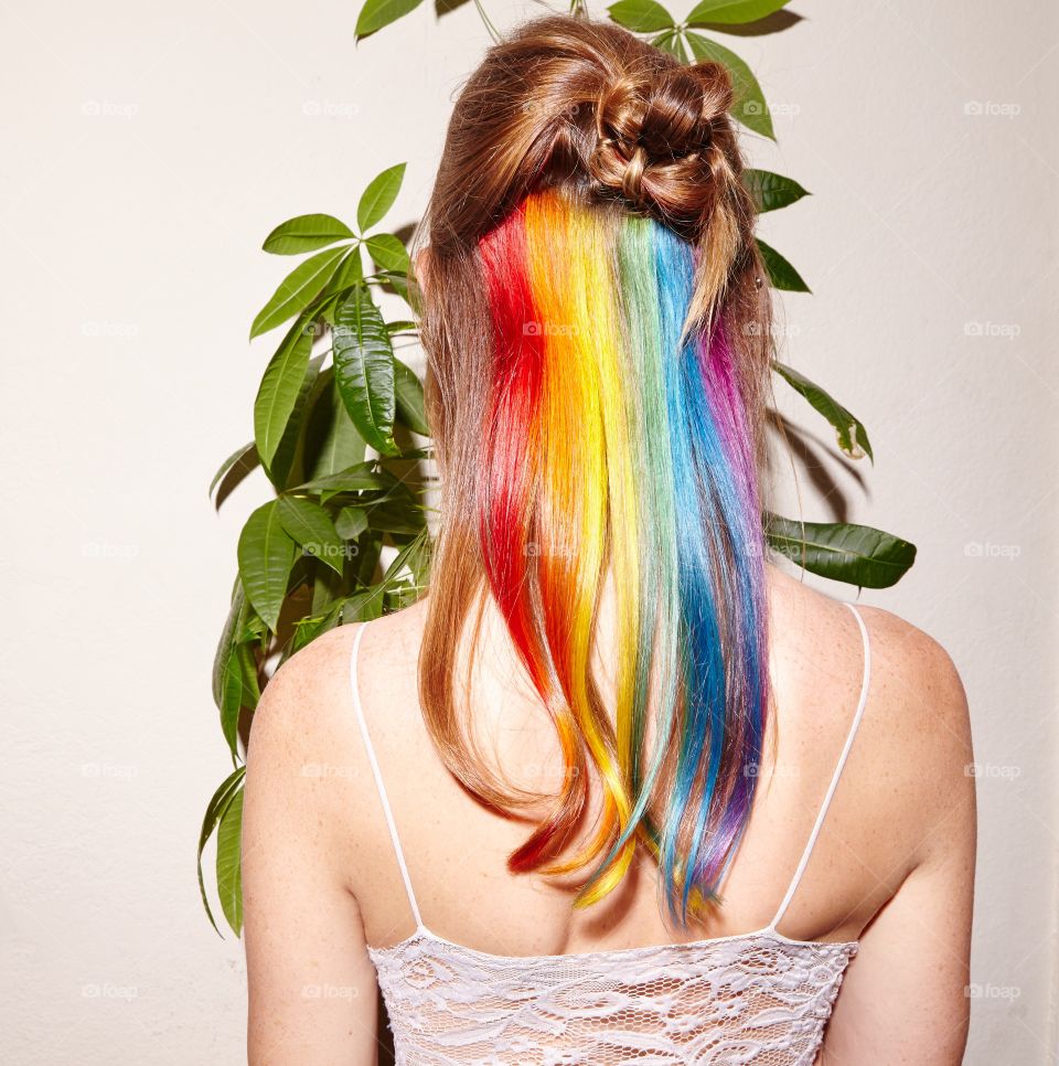 After a three month work contract, I decided to treat myself to Hidden Rainbow Hair for the summer 