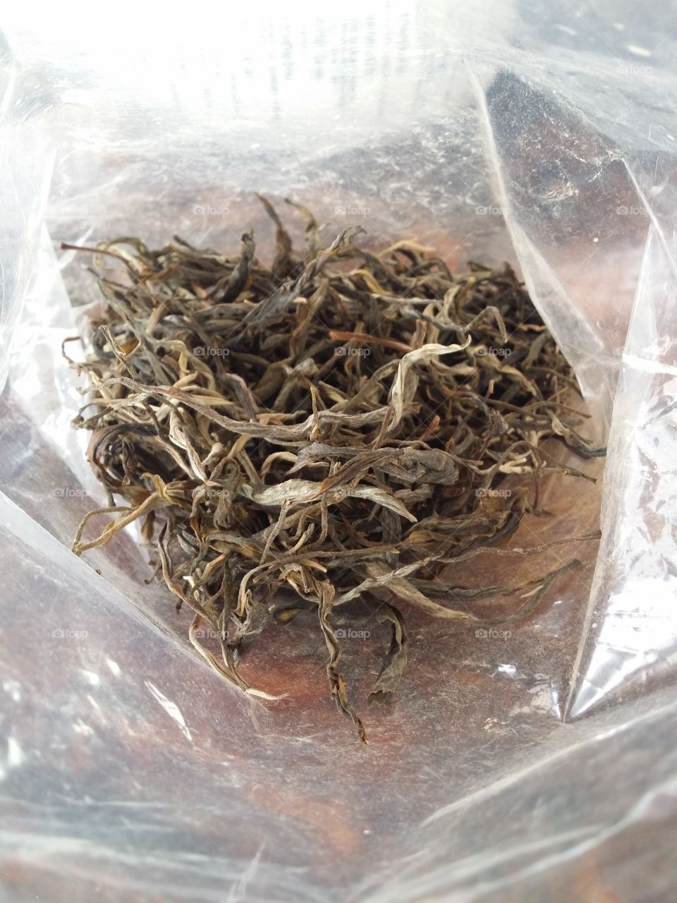 Puer tea loose Menghai Xishuangbanna Yunnan China