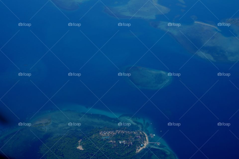 The sea and it's changing colors