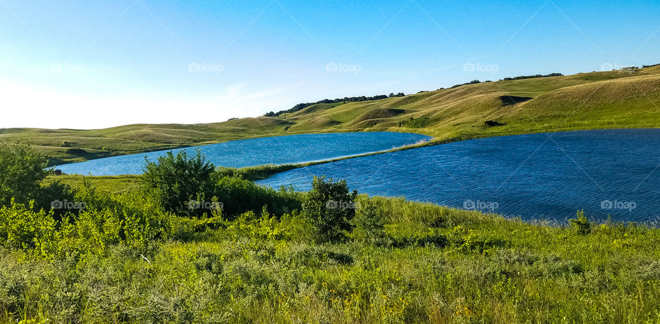 Split Lake in the Prairie