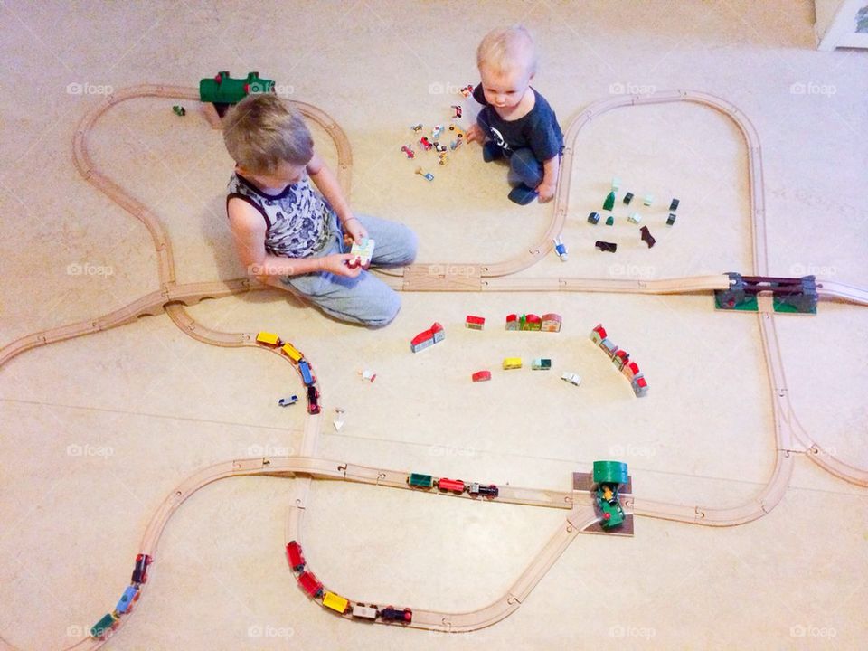 Playing with trains