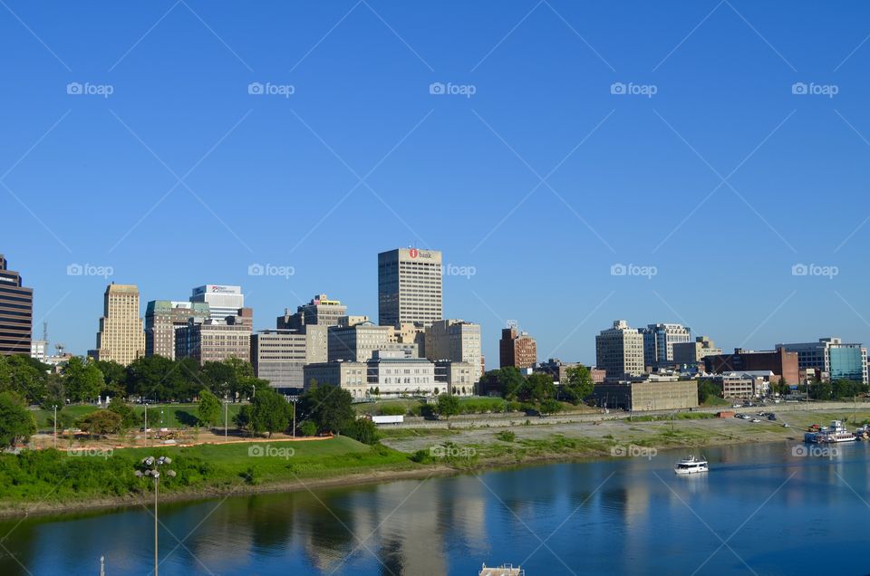 Memphis city skyline 