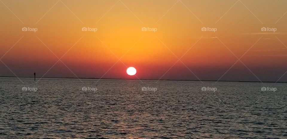 Galveston Bay at Sunrise