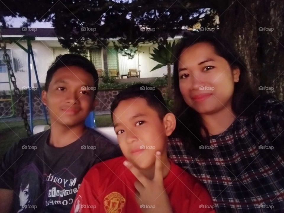 Suasana kebersamaan keluarga